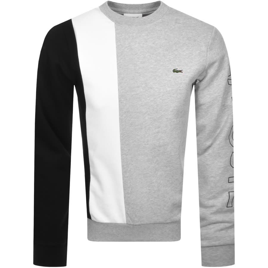 Alternative Image for ProductLacoste Colour Block Sweatshirt Grey1